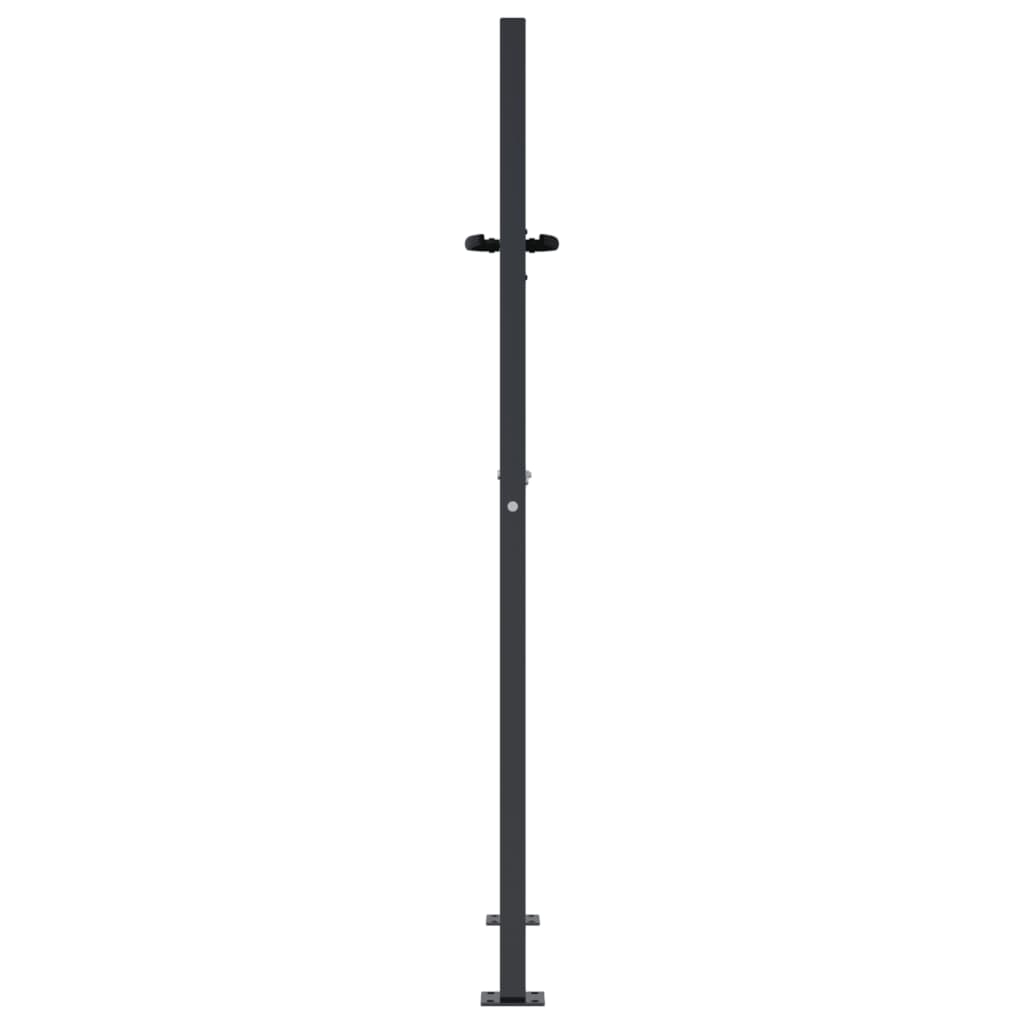Gartentor Anthrazit 100x150 cm Stahl Baum-Design