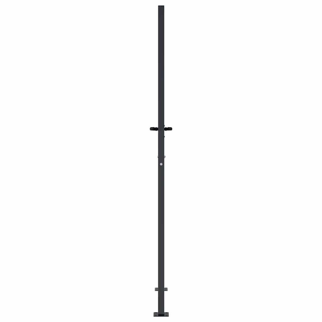 Gartentor Anthrazit 100x200 cm Stahl Baum-Design