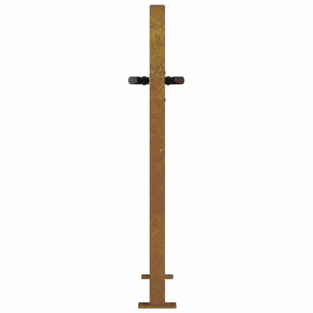 Gartentor 100x75 cm Cortenstahl Baumdesign