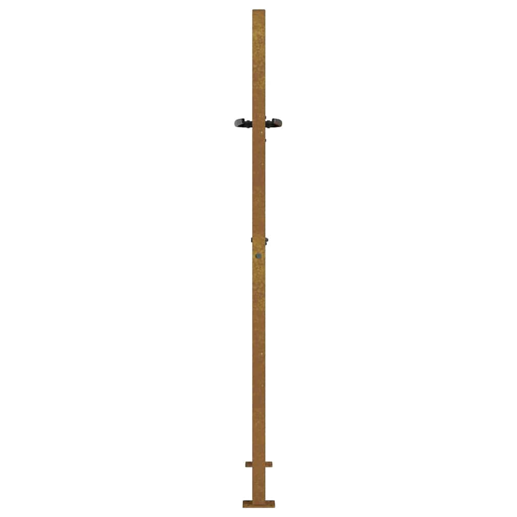 Gartentor 100x125 cm Cortenstahl Baumdesign