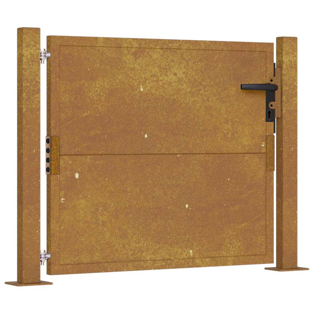Gartentor 100x75 cm Cortenstahl