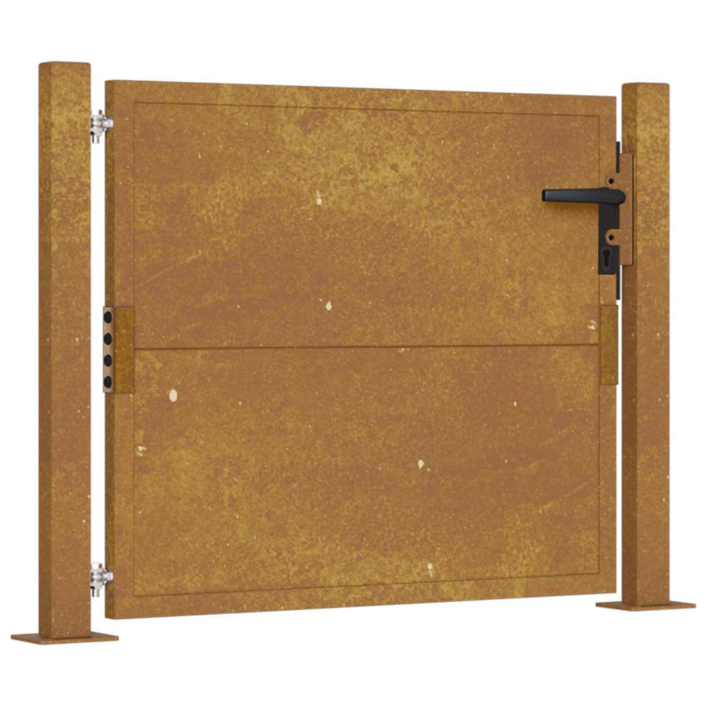 Gartentor 100x75 cm Cortenstahl