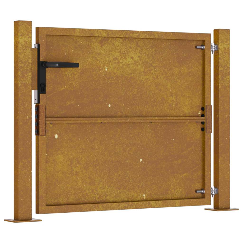 Gartentor 100x75 cm Cortenstahl