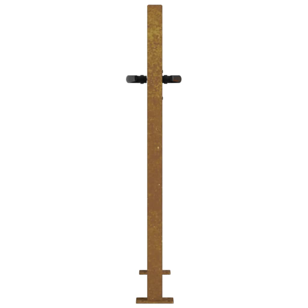 Gartentor 100x75 cm Cortenstahl