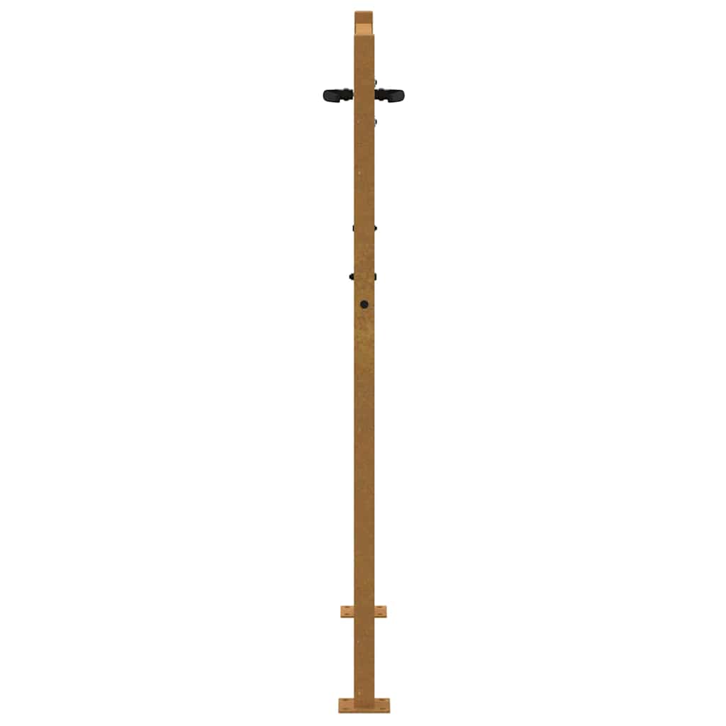 Gartentor 100x125 cm Cortenstahl