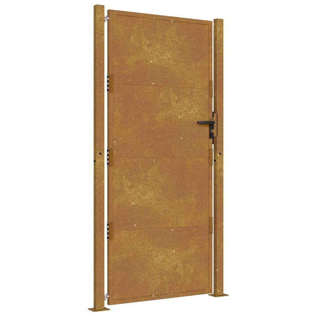 Gartentor 100x200 cm Cortenstahl