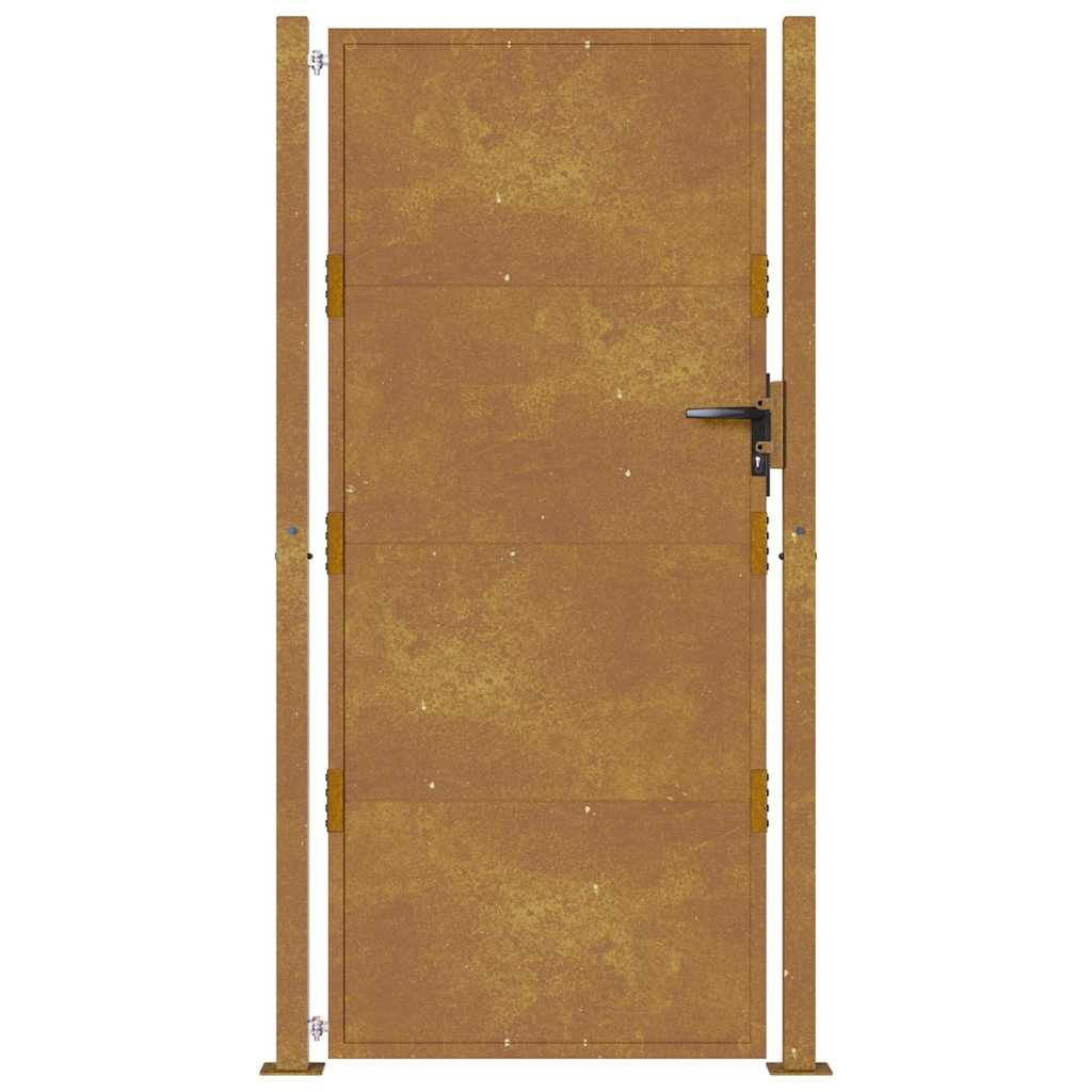 Gartentor 100x200 cm Cortenstahl
