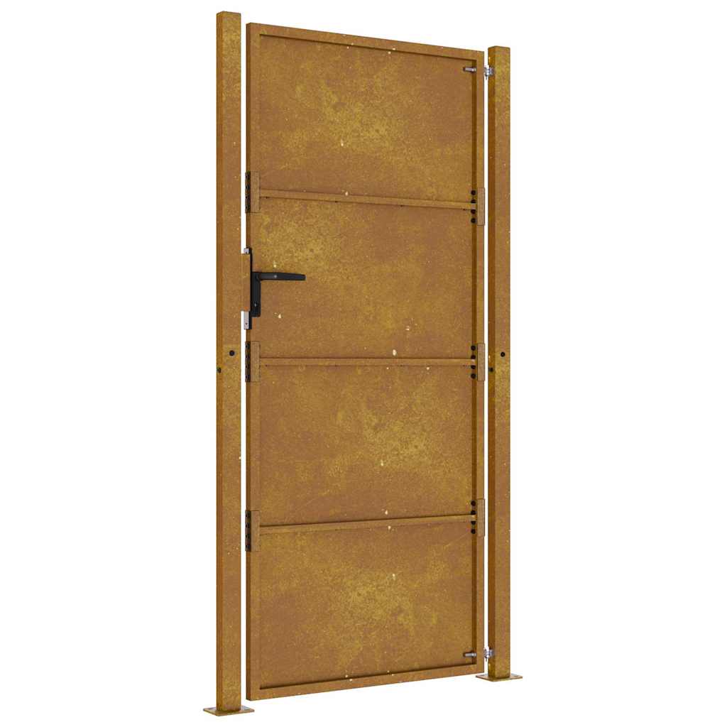 Gartentor 100x200 cm Cortenstahl