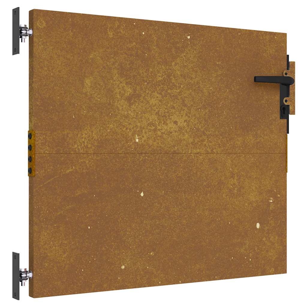 Gartentor 85x150 cm Cortenstahl Baum-Design