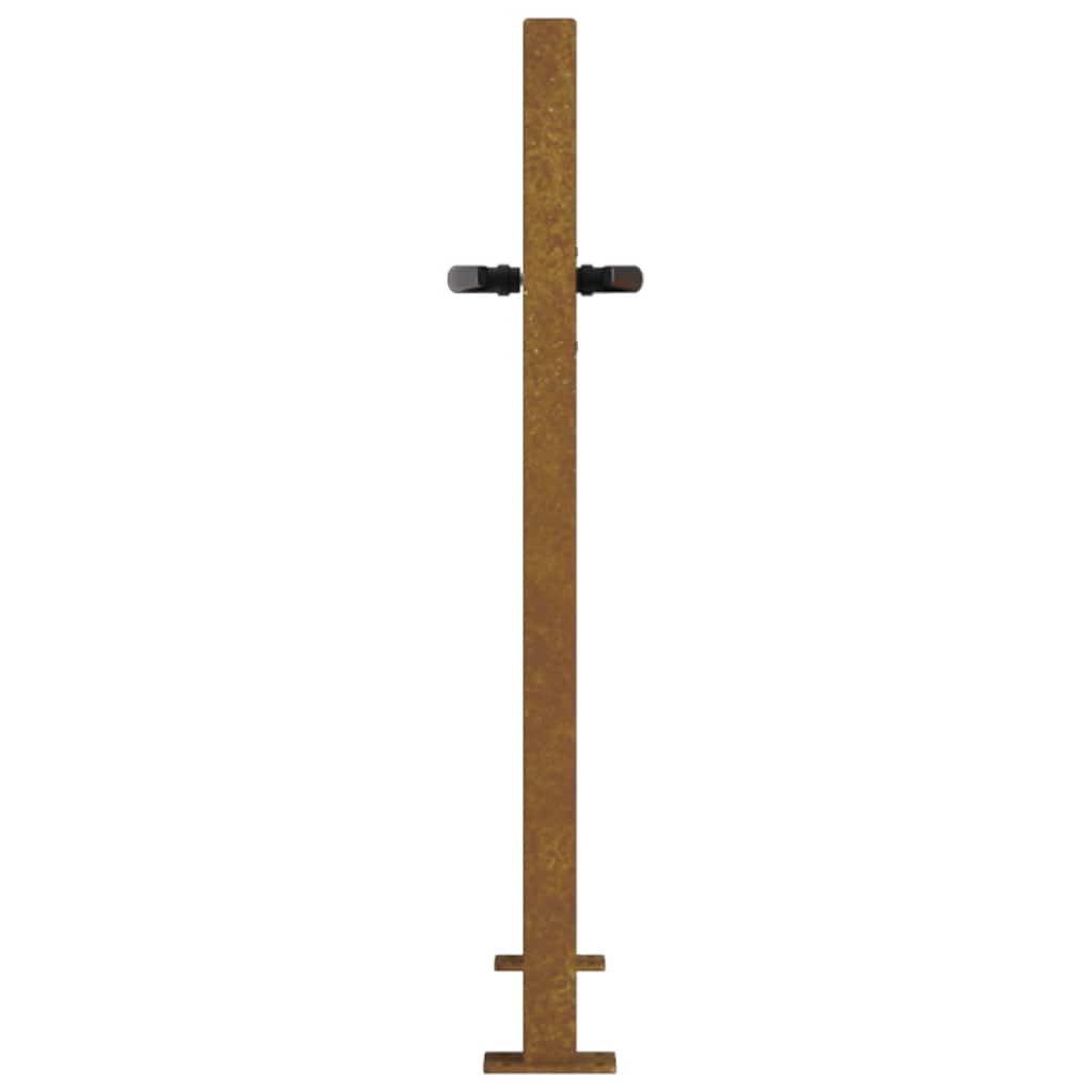 Gartentor 100x75 cm Cortenstahl Baumdesign