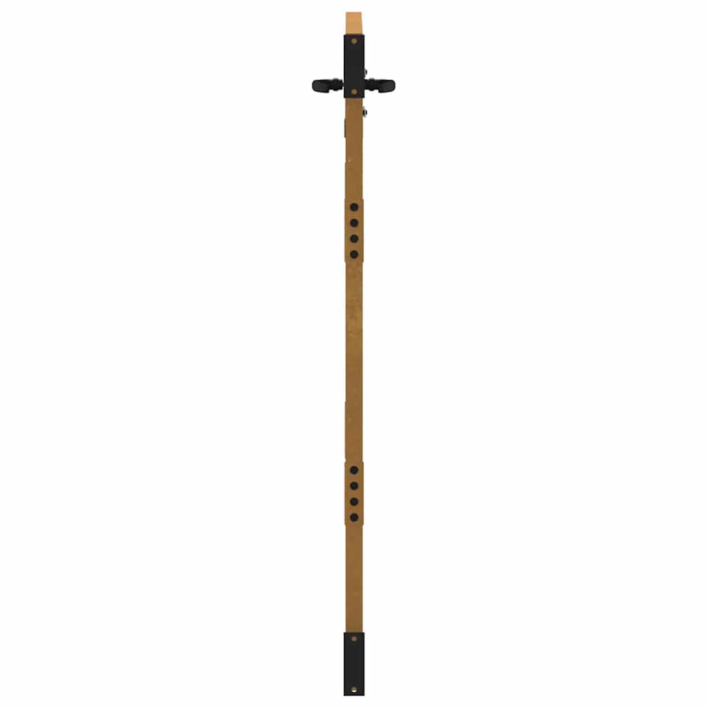 Gartentor 85x125 cm Cortenstahl Gras-Design