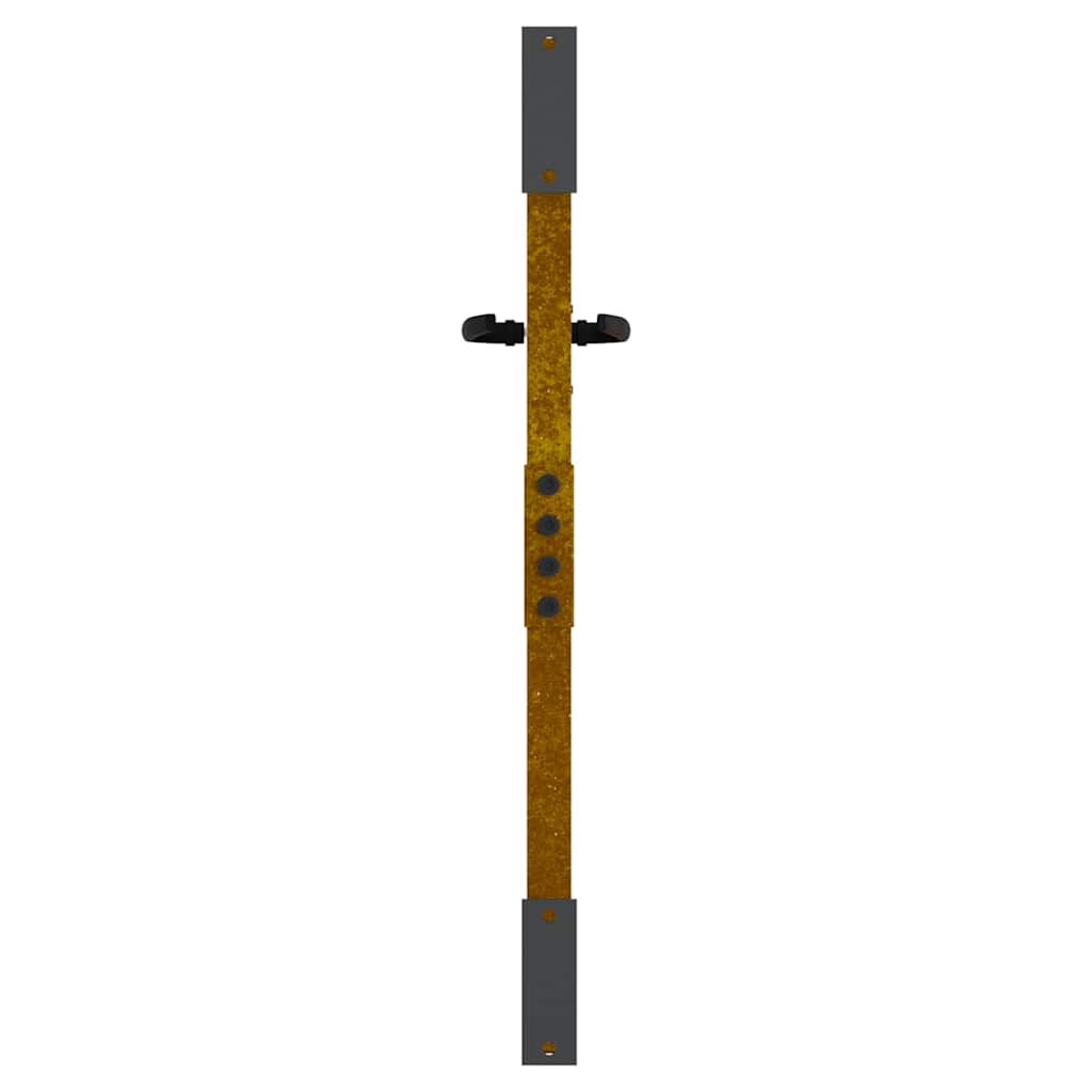 Gartentor 85x75 cm Cortenstahl Bambus-Design