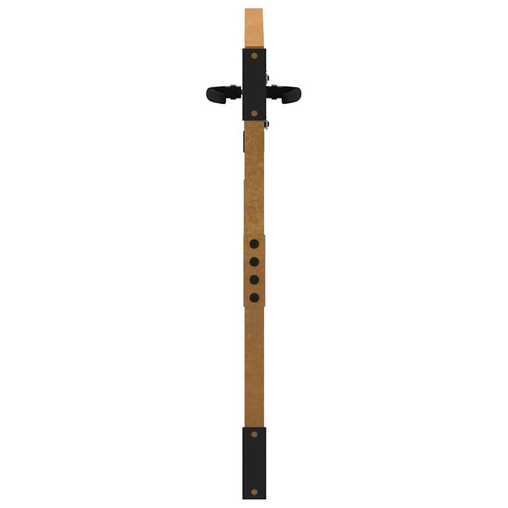 Gartentor 85x100 cm Cortenstahl Bambus-Design