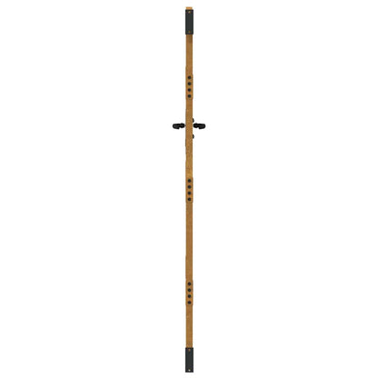 Gartentor 85x200 cm Cortenstahl Bambus-Design