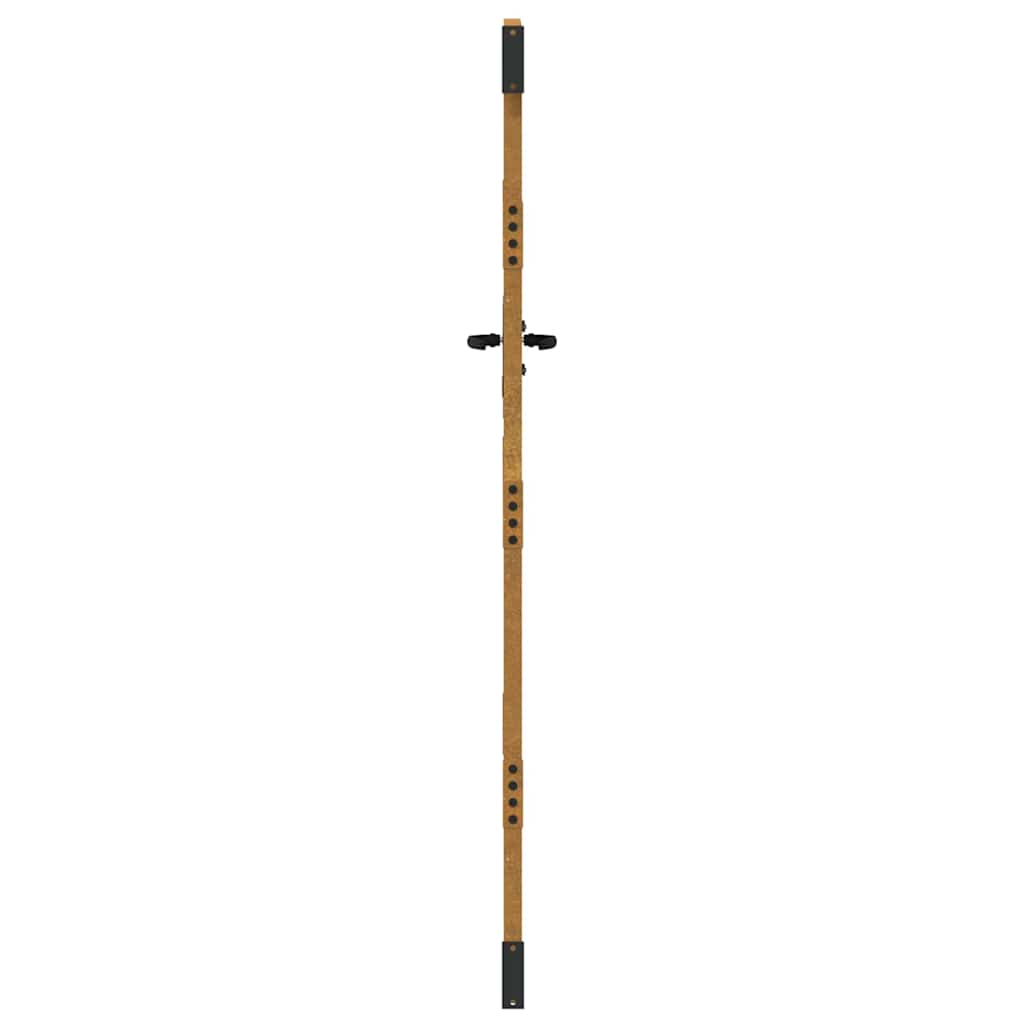 Gartentor 85x200 cm Cortenstahl Bambus-Design