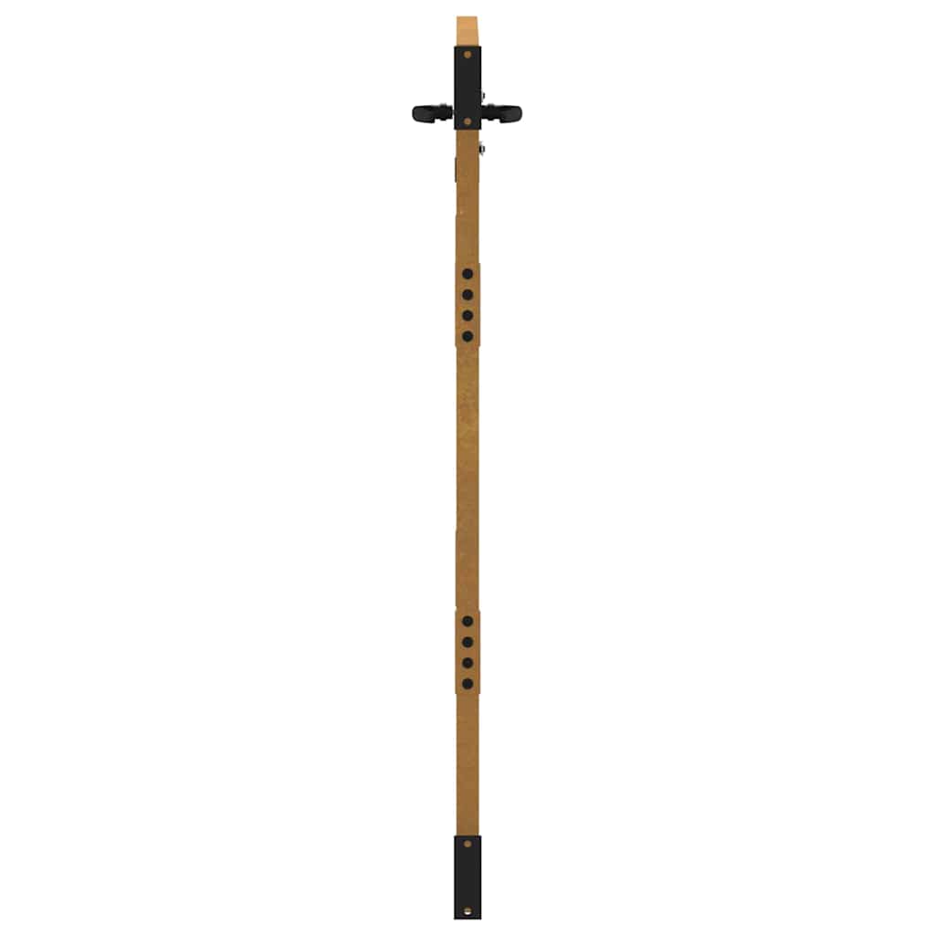 Gartentor 85 x 125 cm Pulverbeschichteter Stahl Abschließbar