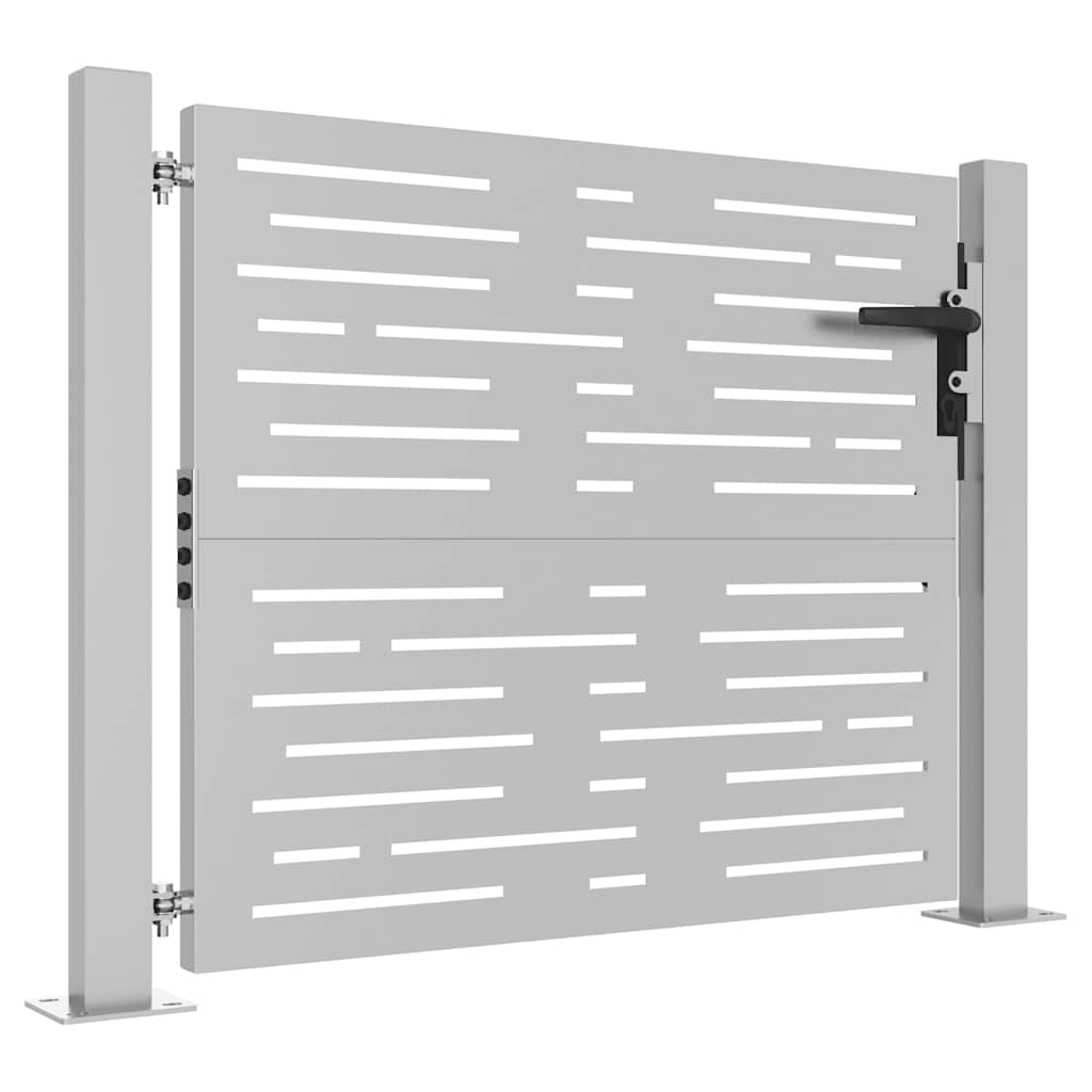 Gartentor 100x100 cm Cortenstahl Quadratisches Design