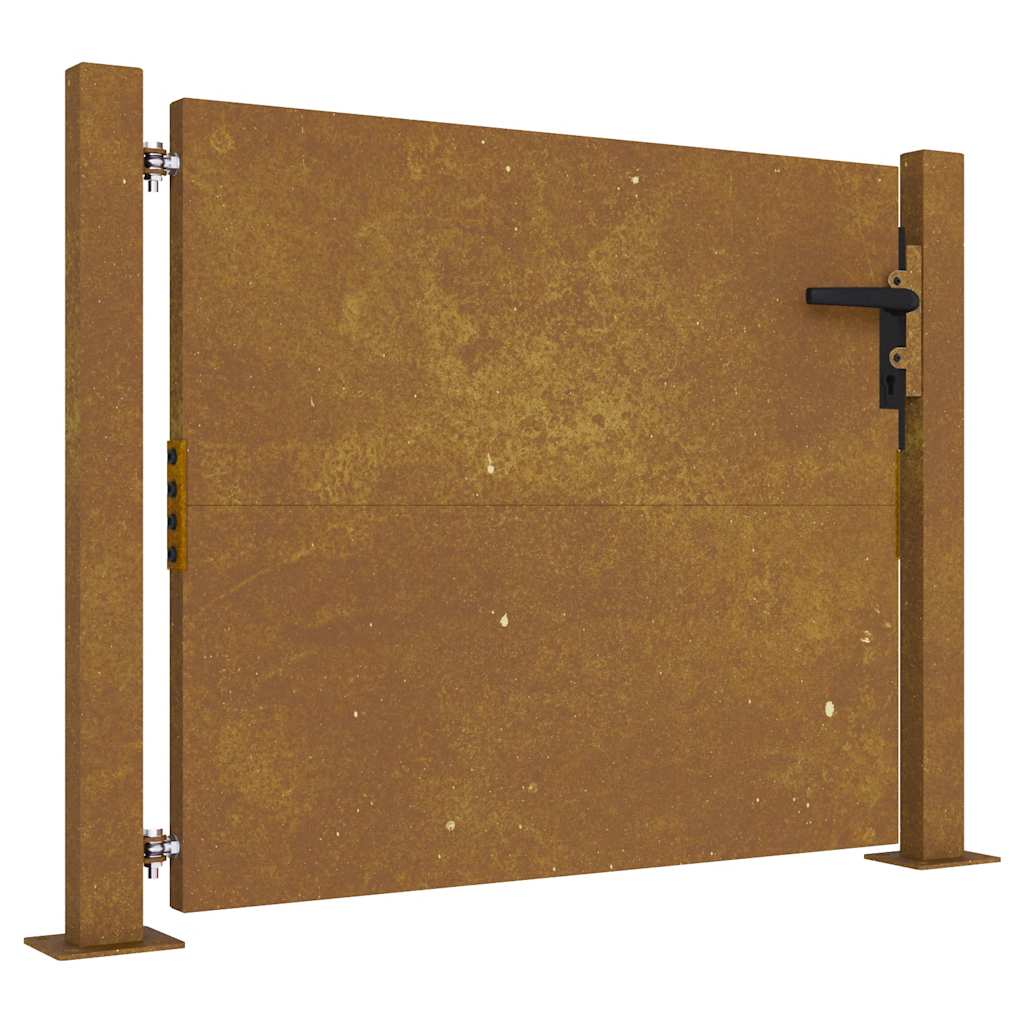 Gartentor 100x75 cm Cortenstahl