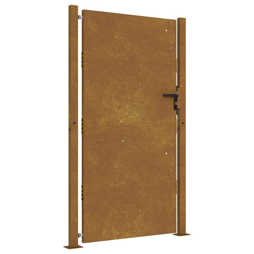 Gartentor 100x175 cm Cortenstahl