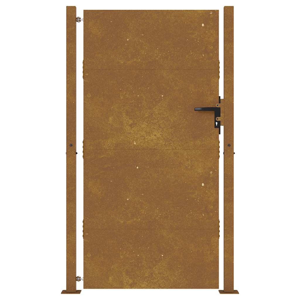 Gartentor 100x175 cm Cortenstahl