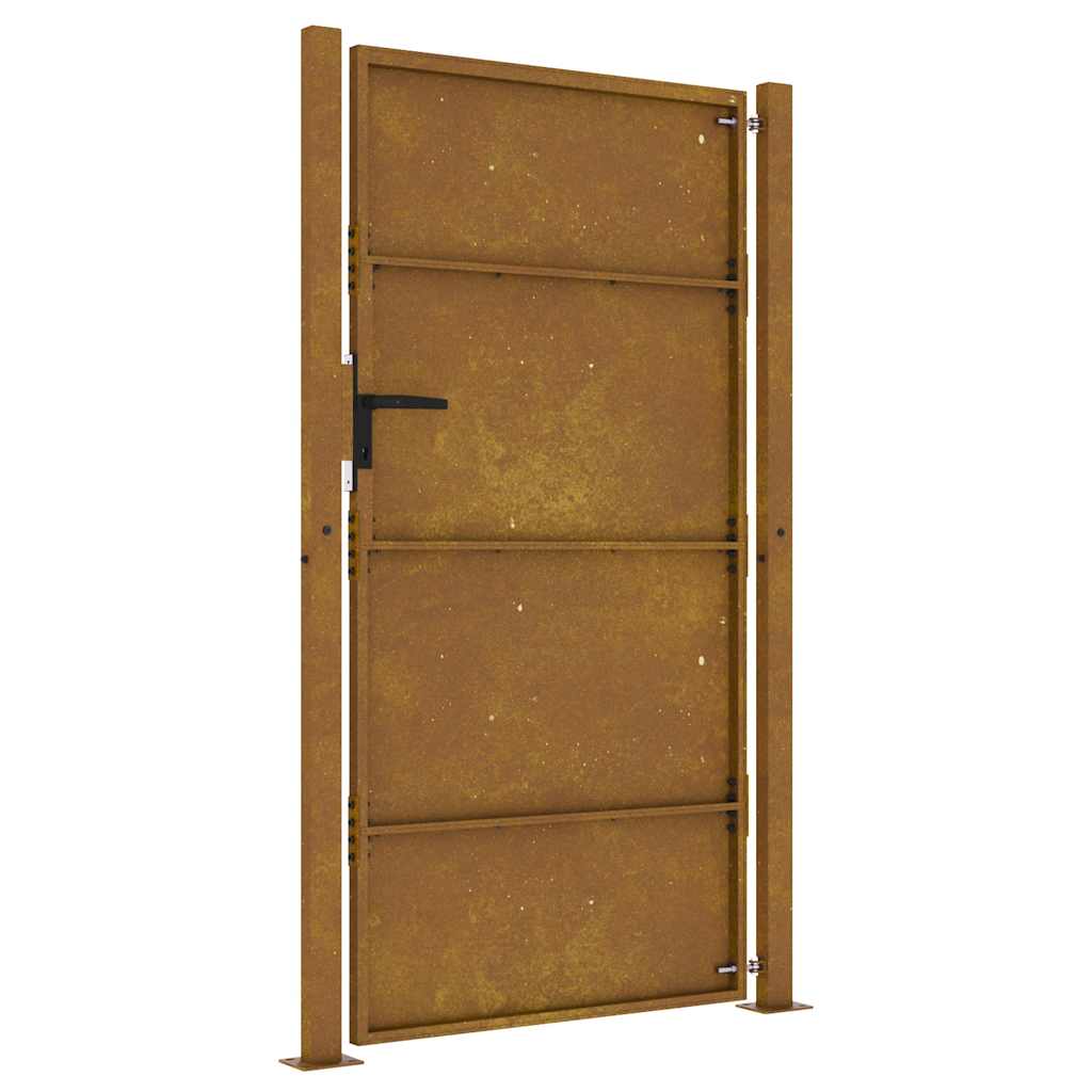 Gartentor 100x175 cm Cortenstahl