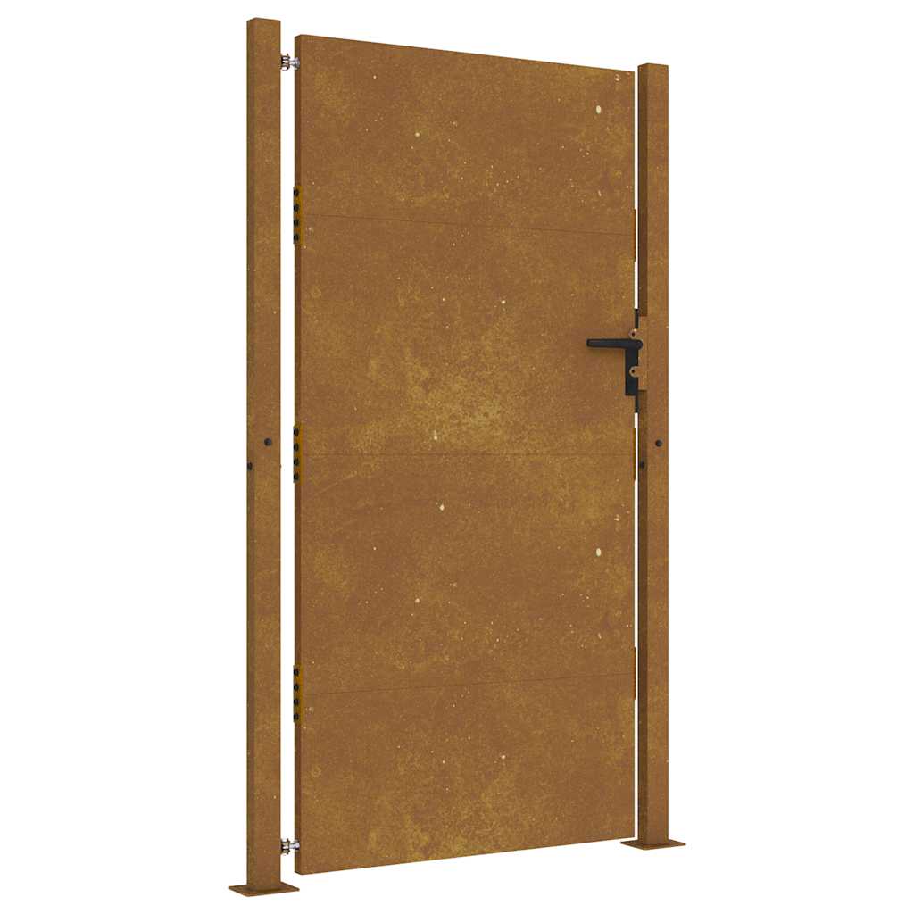Gartentor 100x200 cm Cortenstahl
