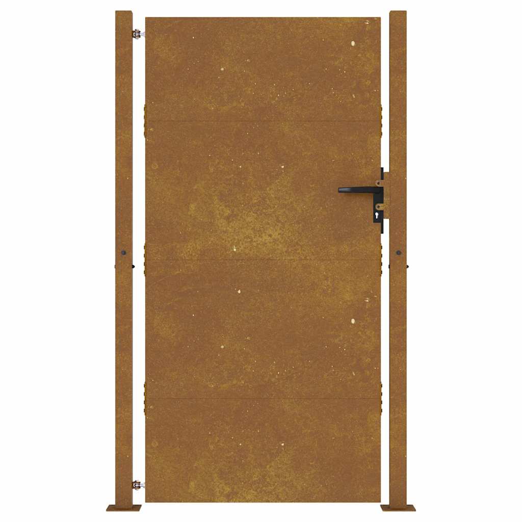 Gartentor 100x200 cm Cortenstahl