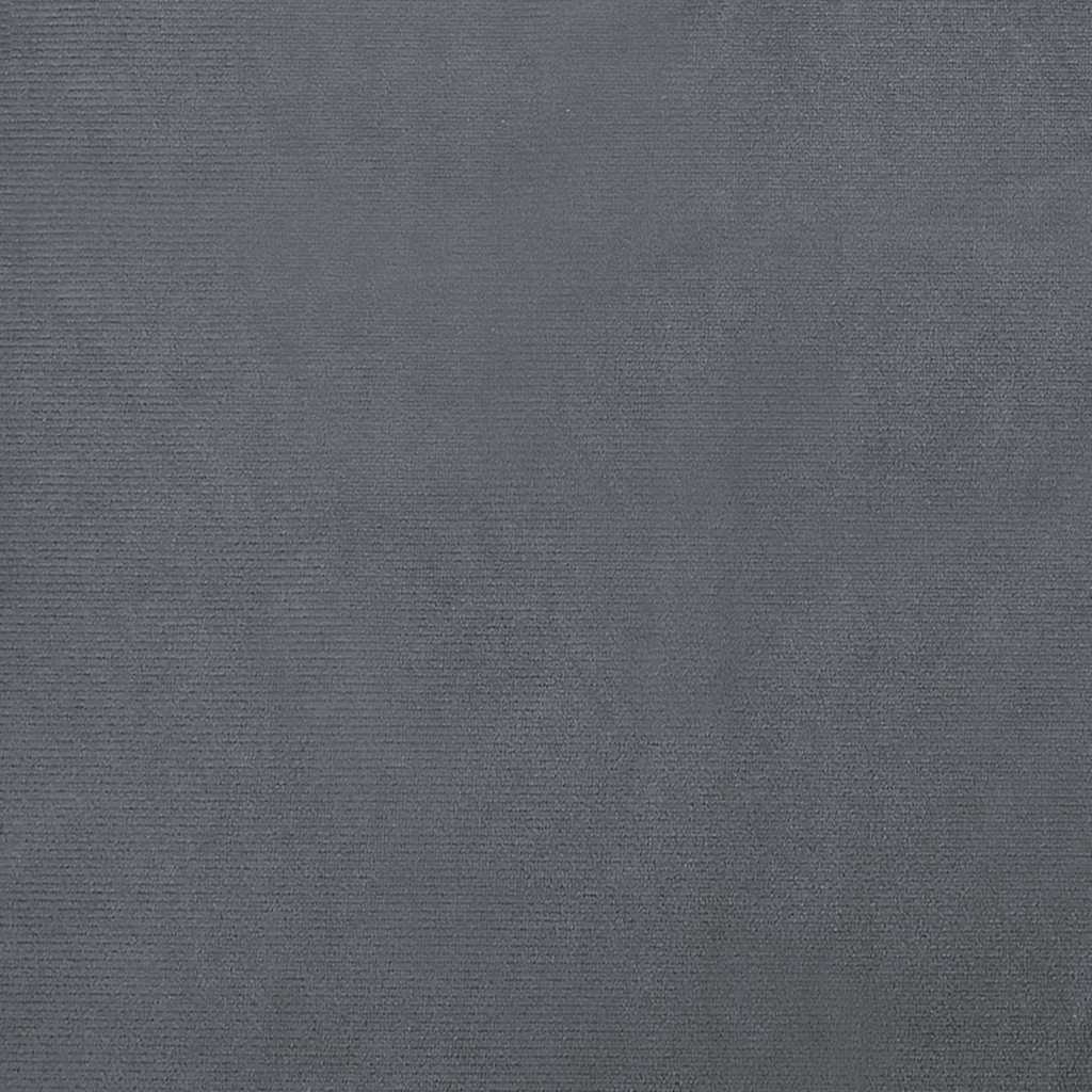 Dog bed dark grey 95x55x30 cm velvet
