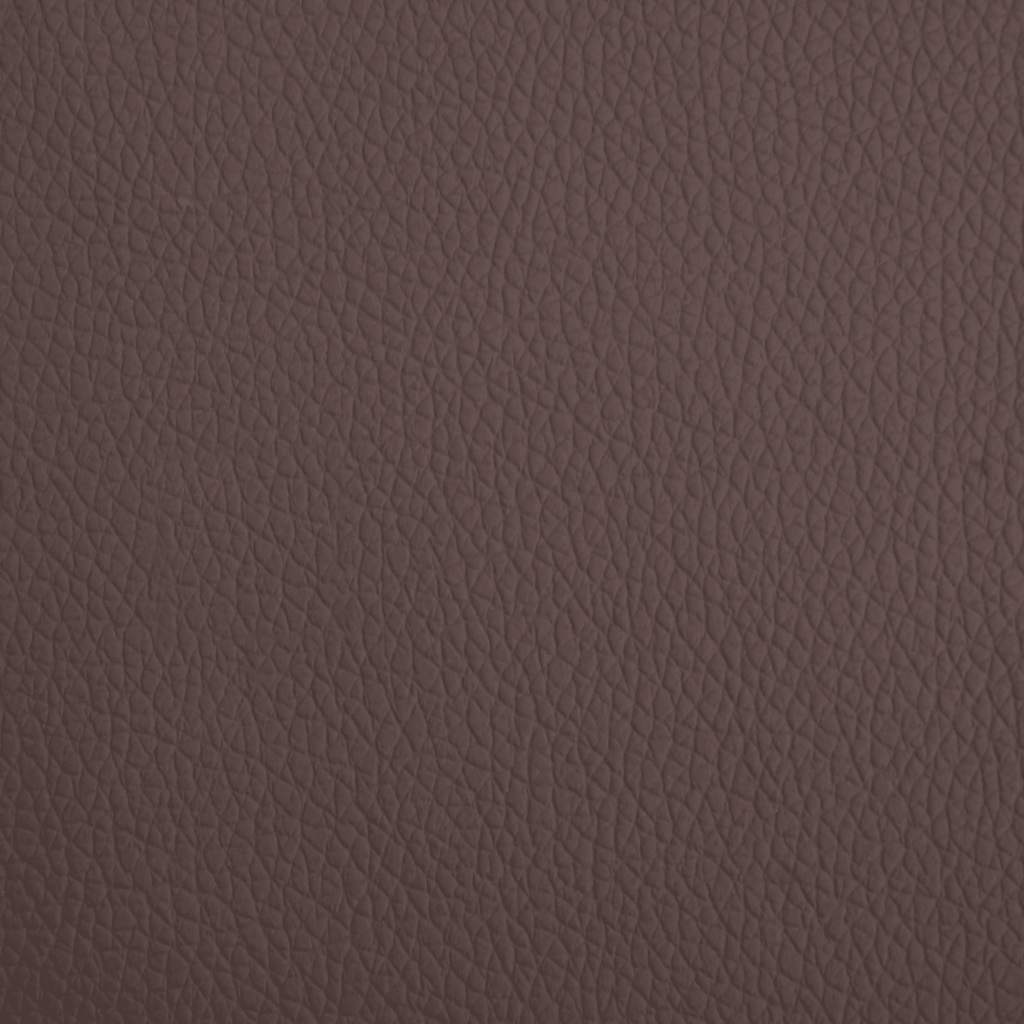 Panier pour chien marron 70x45x30 cm en cuir synthétique