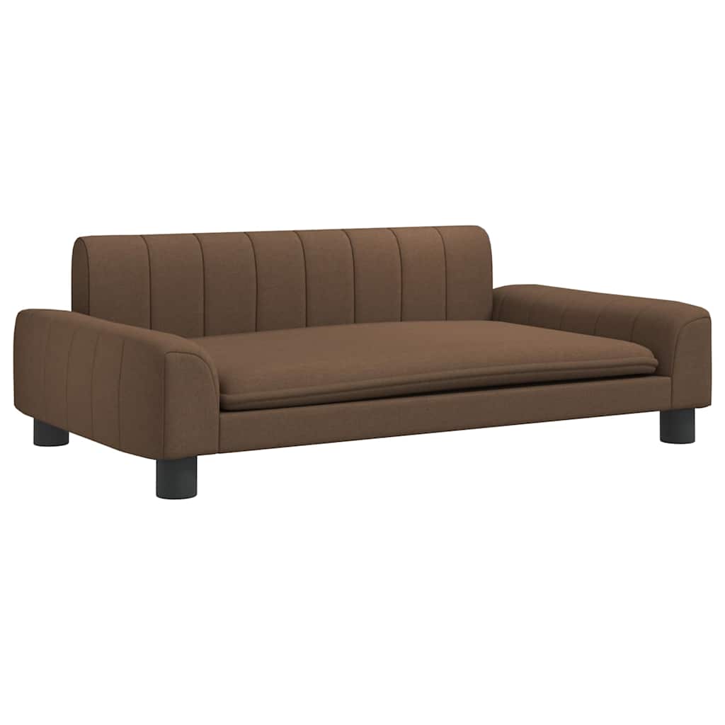 Panier pour chien marron 90x53x30 cm en tissu