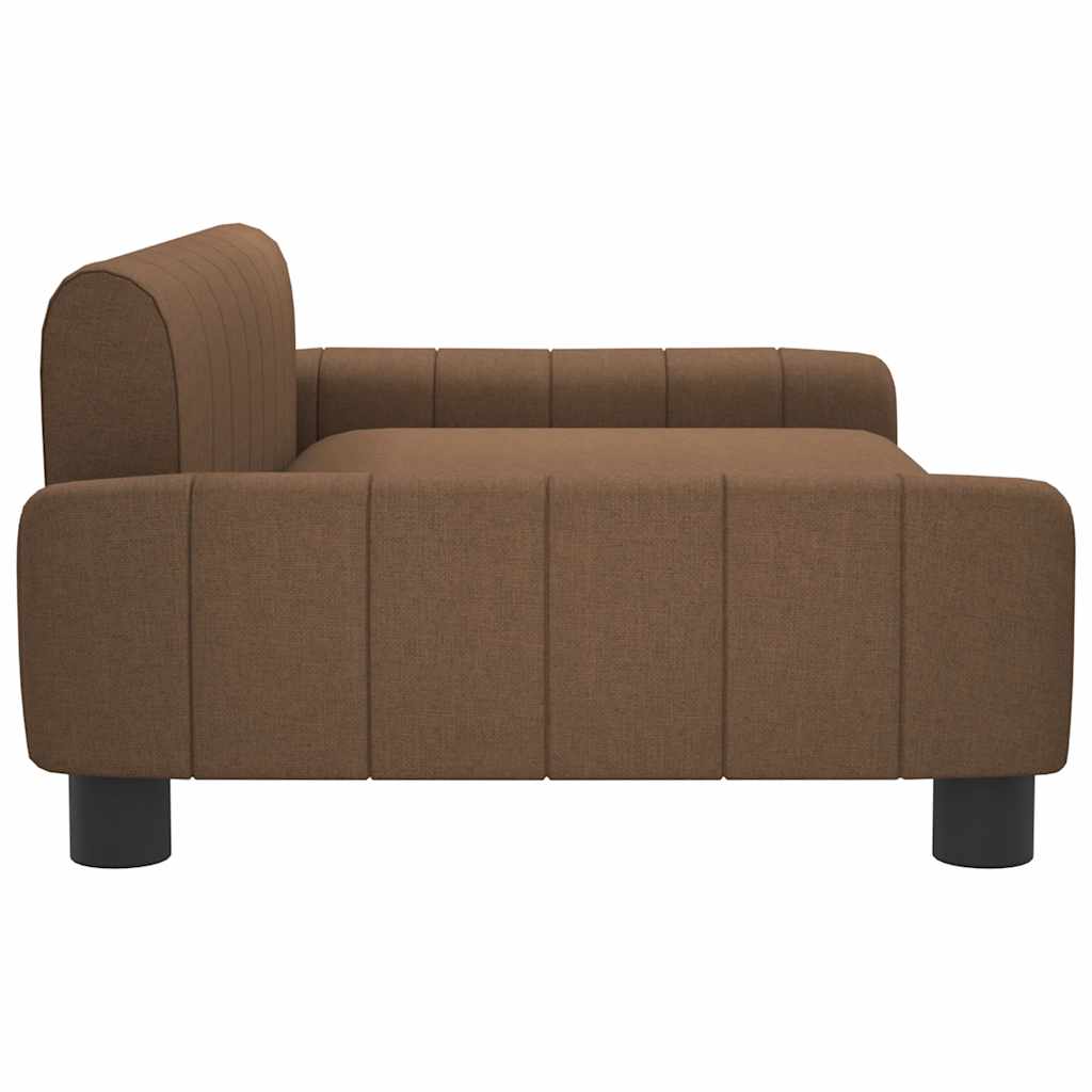 Panier pour chien marron 90x53x30 cm en tissu