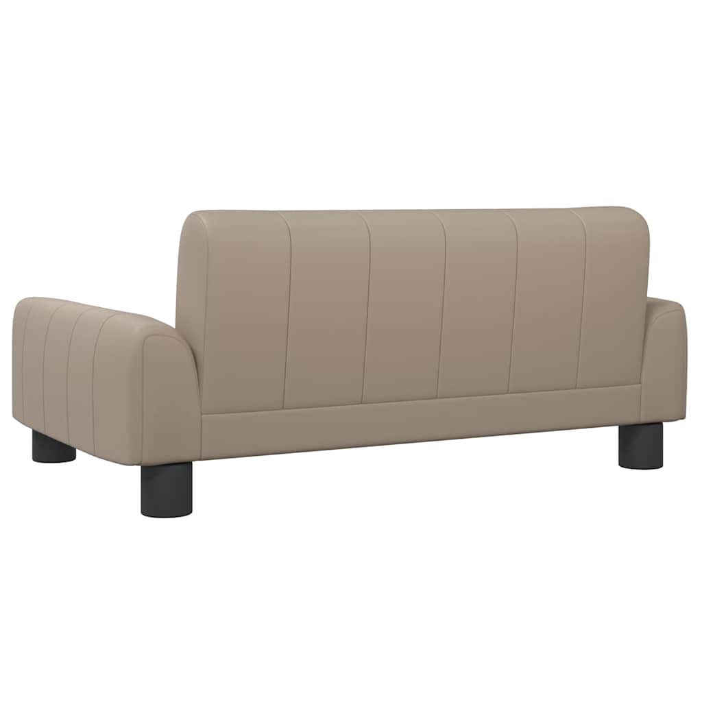 Panier pour chien cappuccino-marron 70x45x30 cm cuir artificiel