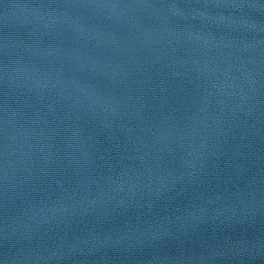 Hundebett Blau 90x53x30 cm Samt