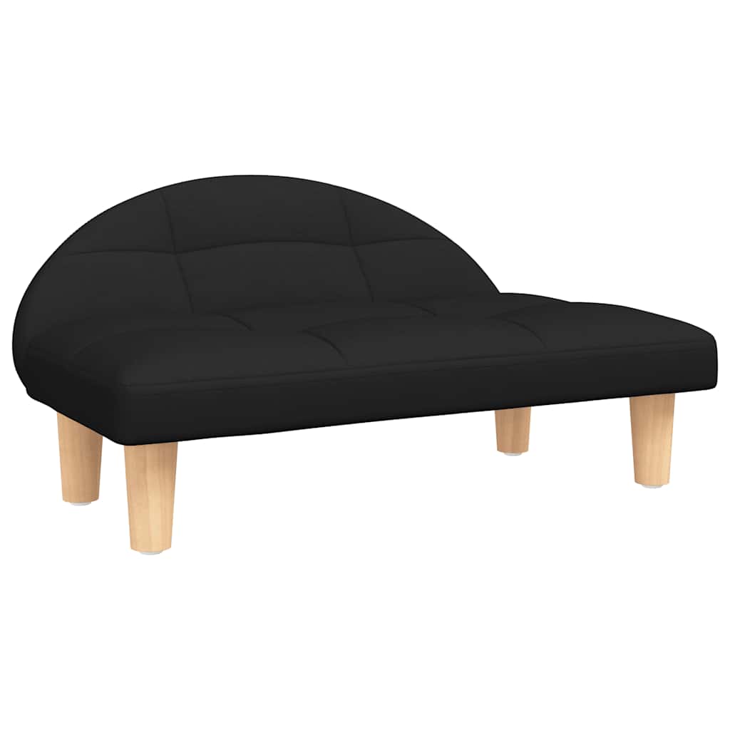 Dog bed black 70x52x30 cm fabric