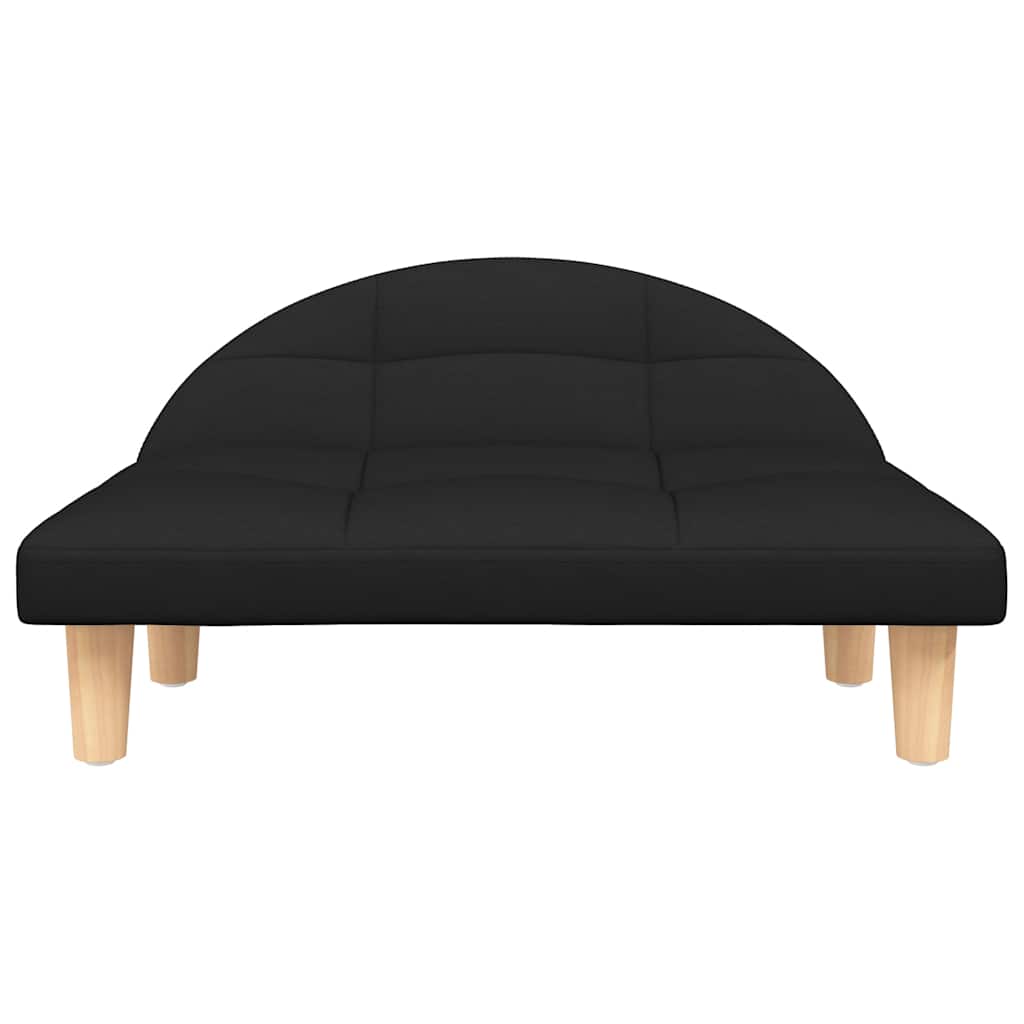 Dog bed black 70x52x30 cm fabric