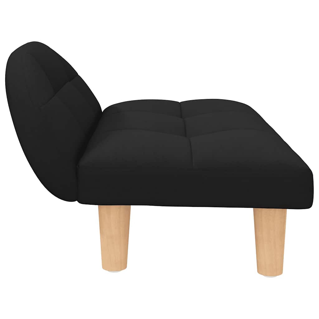 Dog bed black 70x52x30 cm fabric