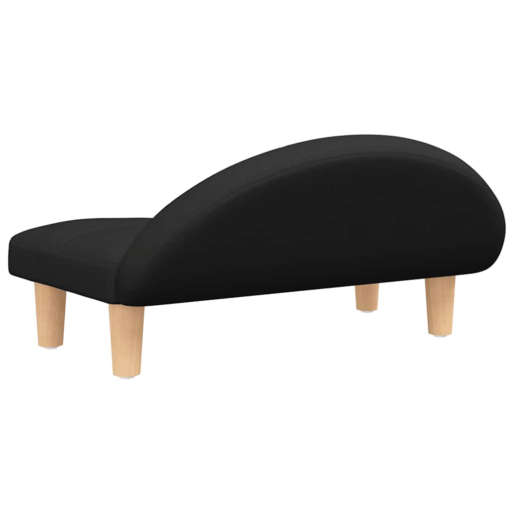 Dog bed black 70x52x30 cm fabric