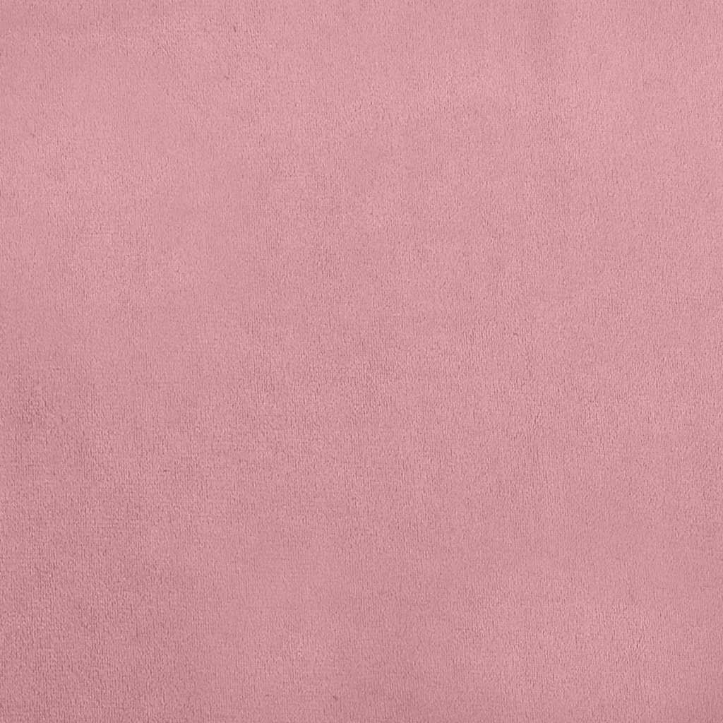 Hundebett Rosa 100x54x33 cm Samt