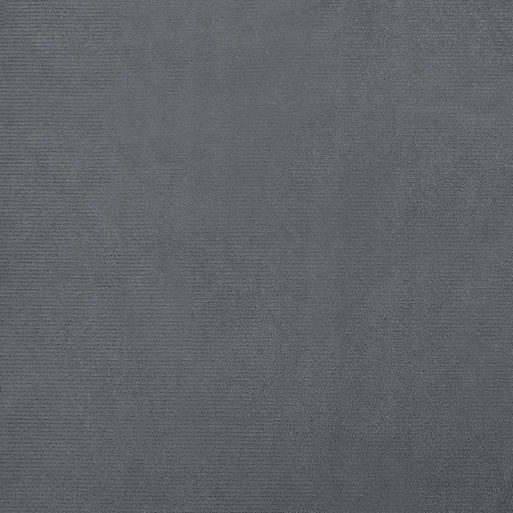 Panier pour chien gris foncé 70x45x33 cm velours