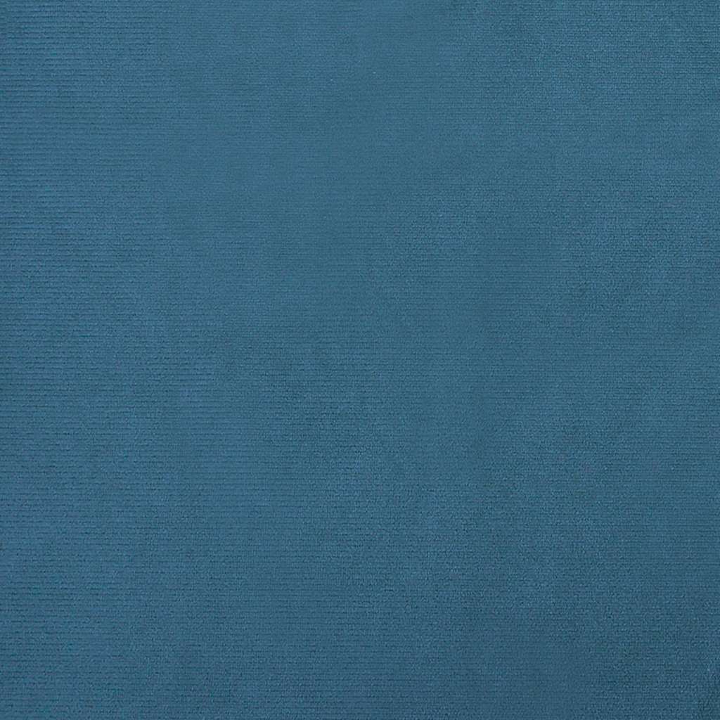 Hundebett Blau 100x50x21 cm Samt