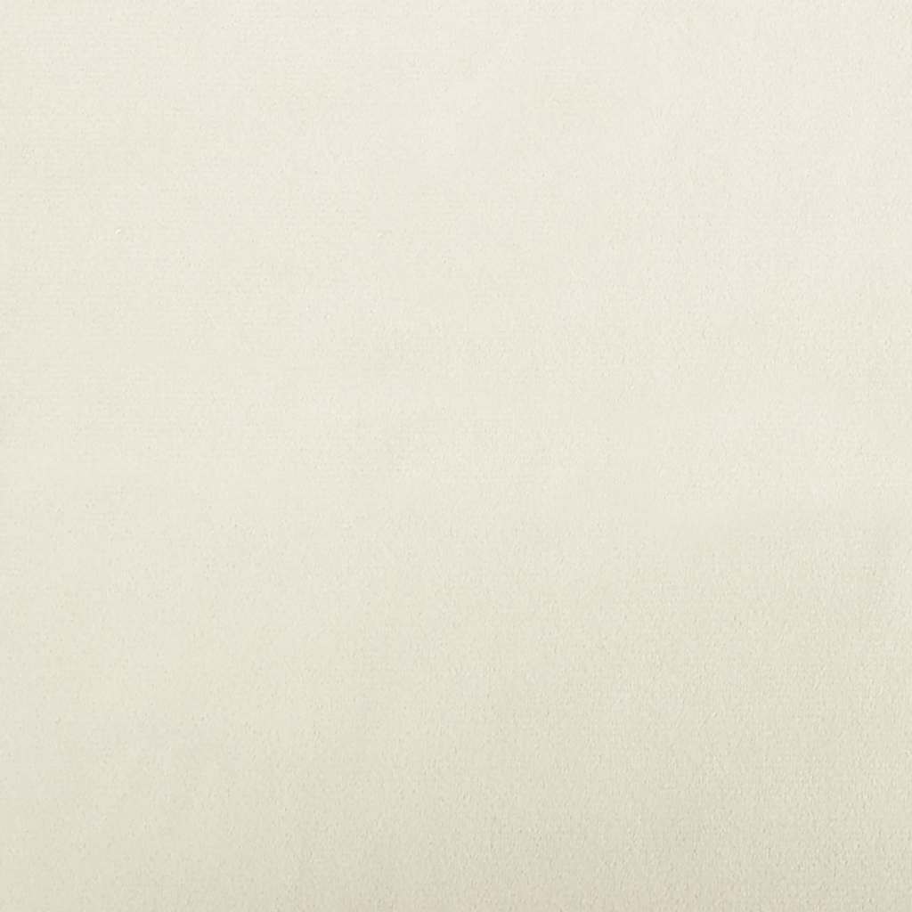 Hundebett Creme 100x50x21 cm Samt