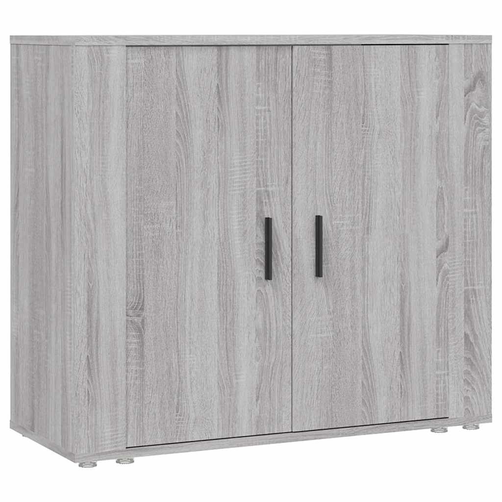 Sideboard Grau Sonoma 80x33x70 cm Holzwerkstoff