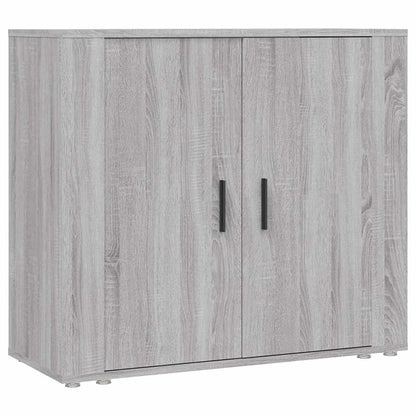 Sideboard Grau Sonoma 80x33x70 cm Holzwerkstoff