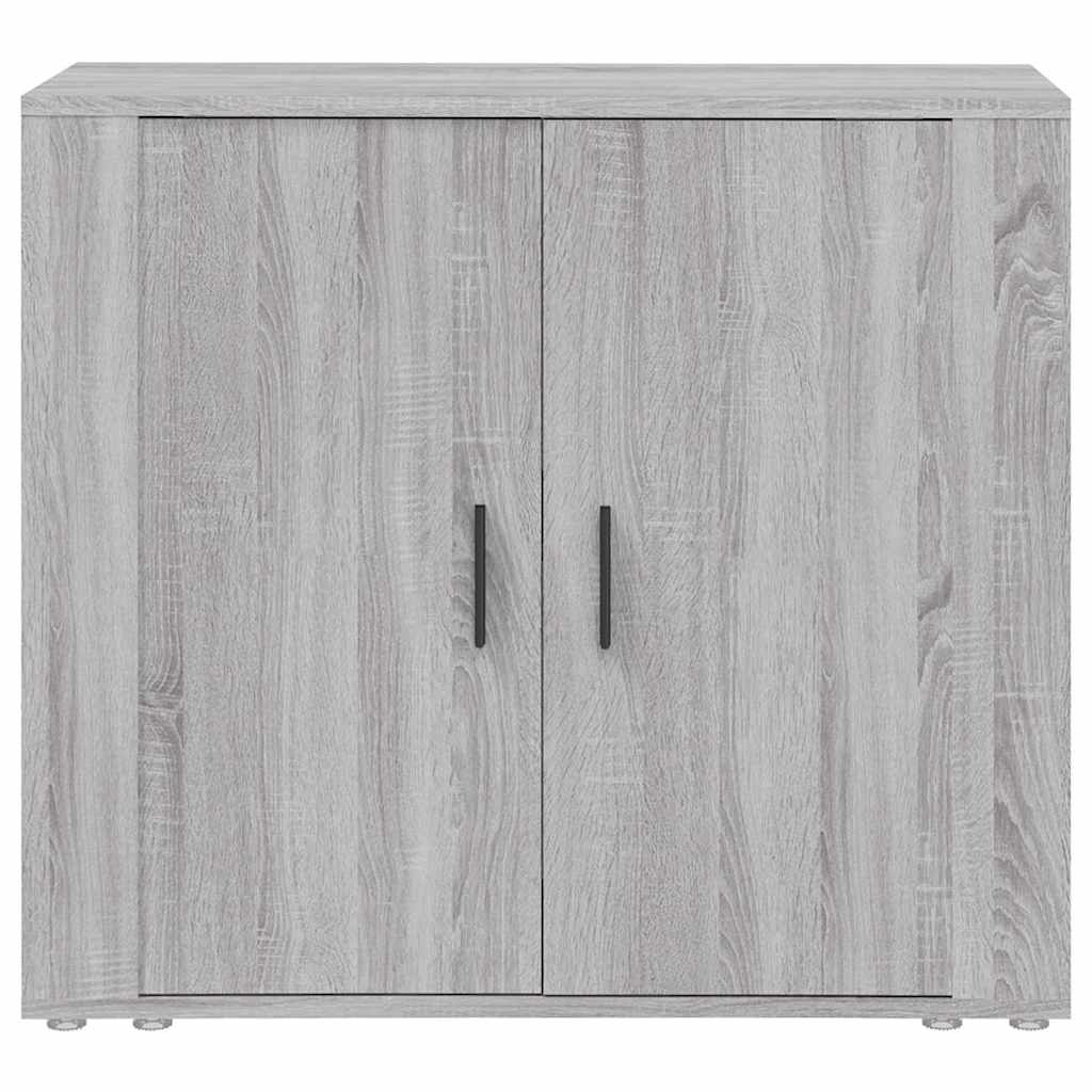 Sideboard Grau Sonoma 80x33x70 cm Holzwerkstoff