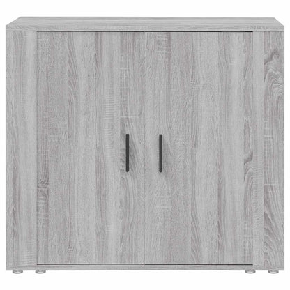Sideboard Grau Sonoma 80x33x70 cm Holzwerkstoff