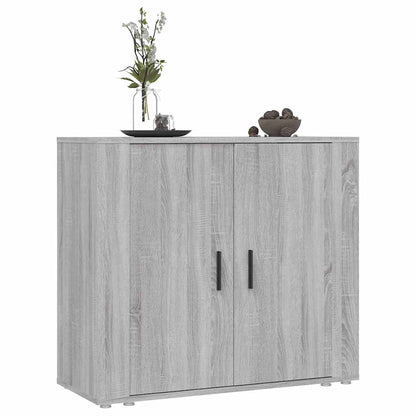 Sideboard Grau Sonoma 80x33x70 cm Holzwerkstoff