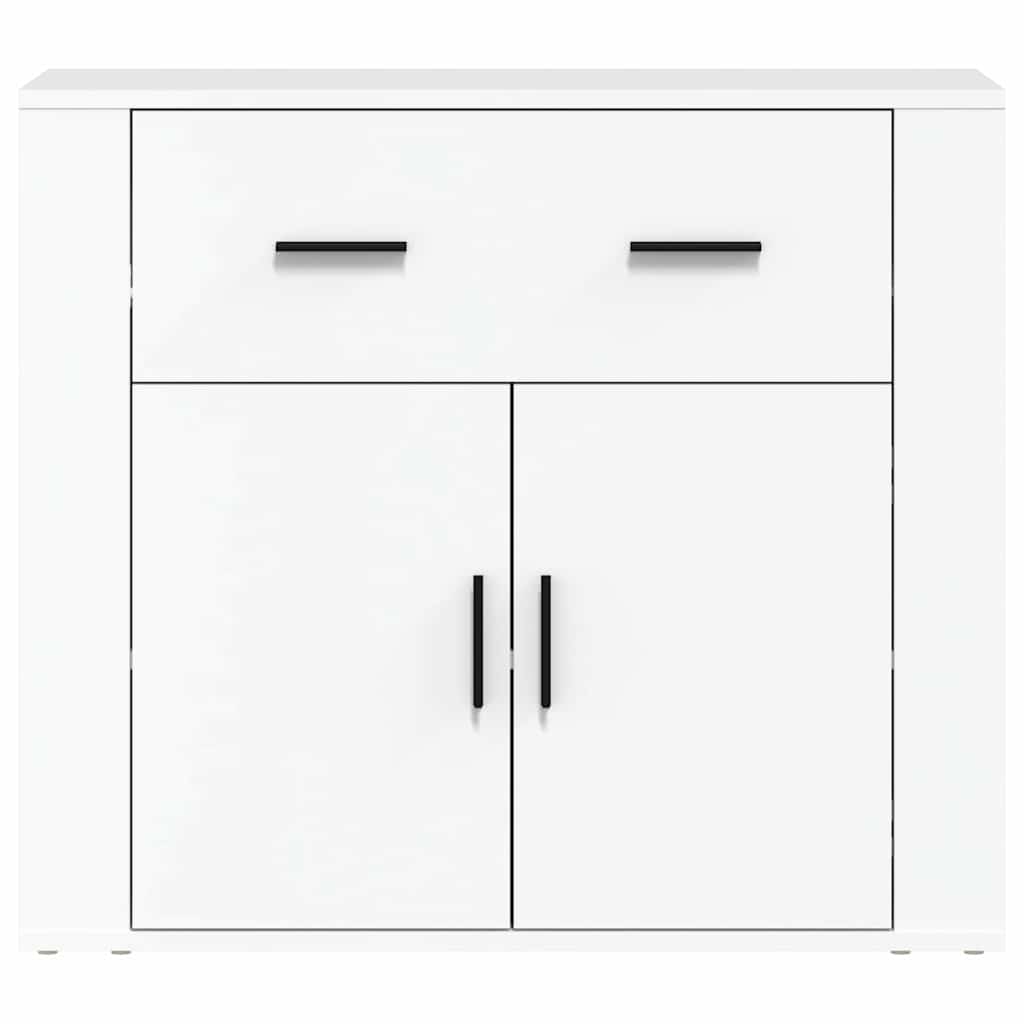 Sideboard Weiß 80x33x70 cm Holzwerkstoff
