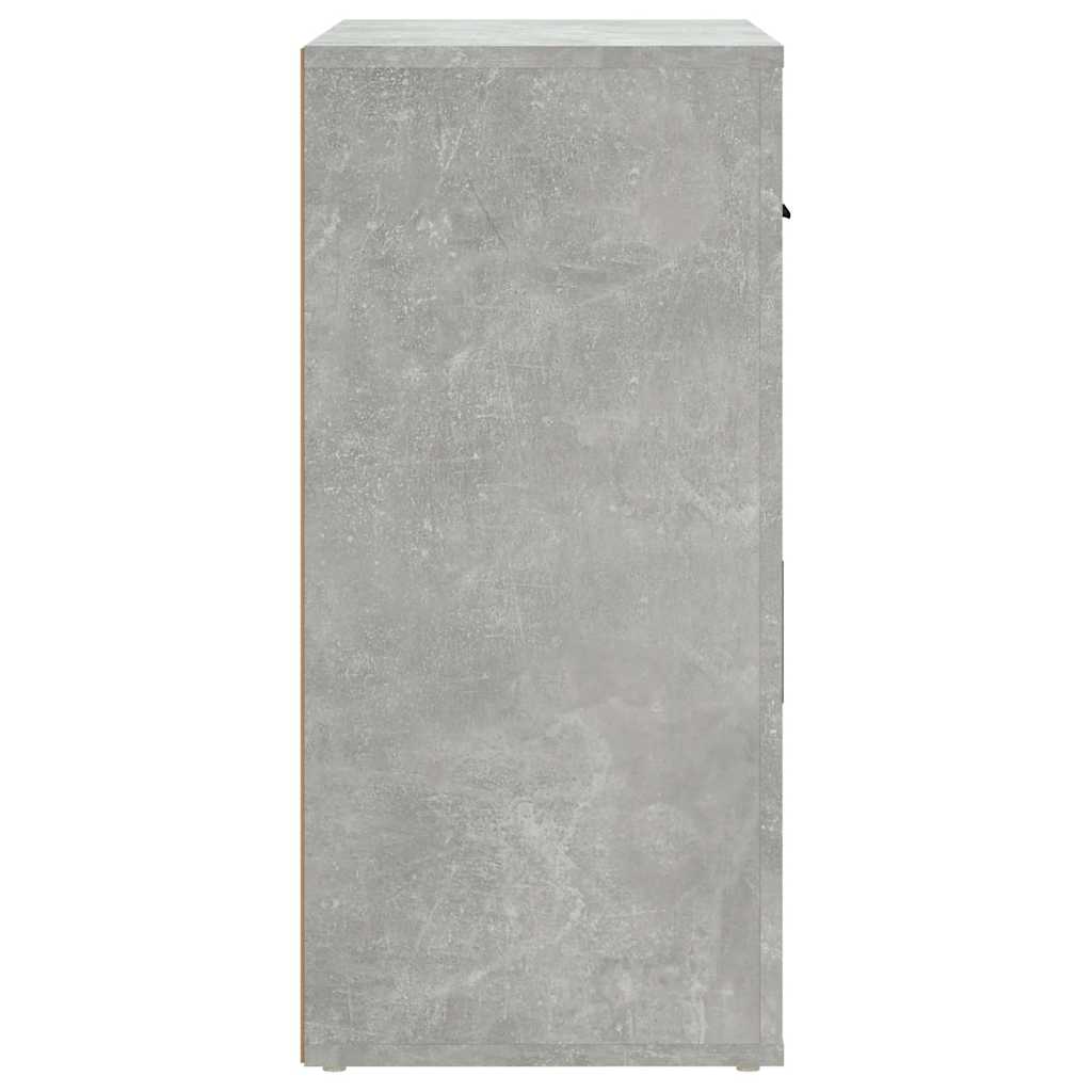 Sideboard Betongrau 80x33x70 cm Holzwerkstoff