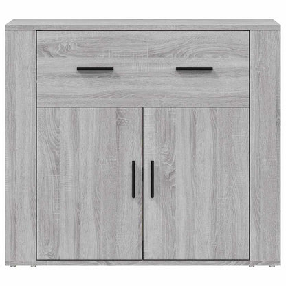 Sideboard Grau Sonoma 80x33x70 cm Holzwerkstoff