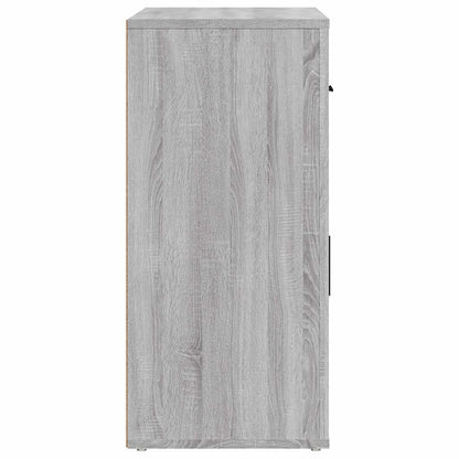 Sideboard Grau Sonoma 80x33x70 cm Holzwerkstoff
